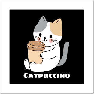 Catpuccino - Cat Pun Posters and Art